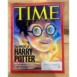 Time Magazine Sept 20 1999 Magic of Harry Potter 1st Cover JK Rowling Issue